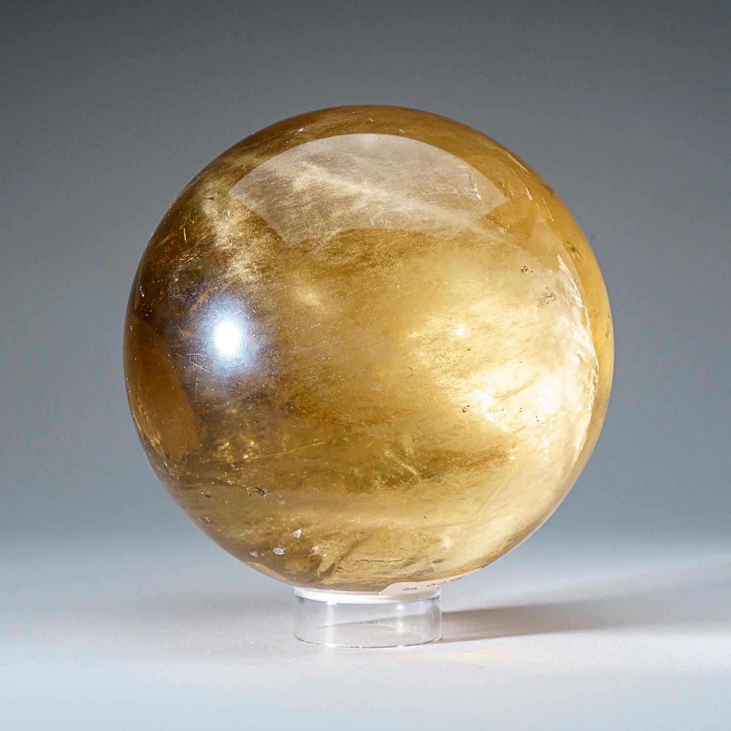 Brasiliano Sfera di quarzo fumé autentica e lucidata (5