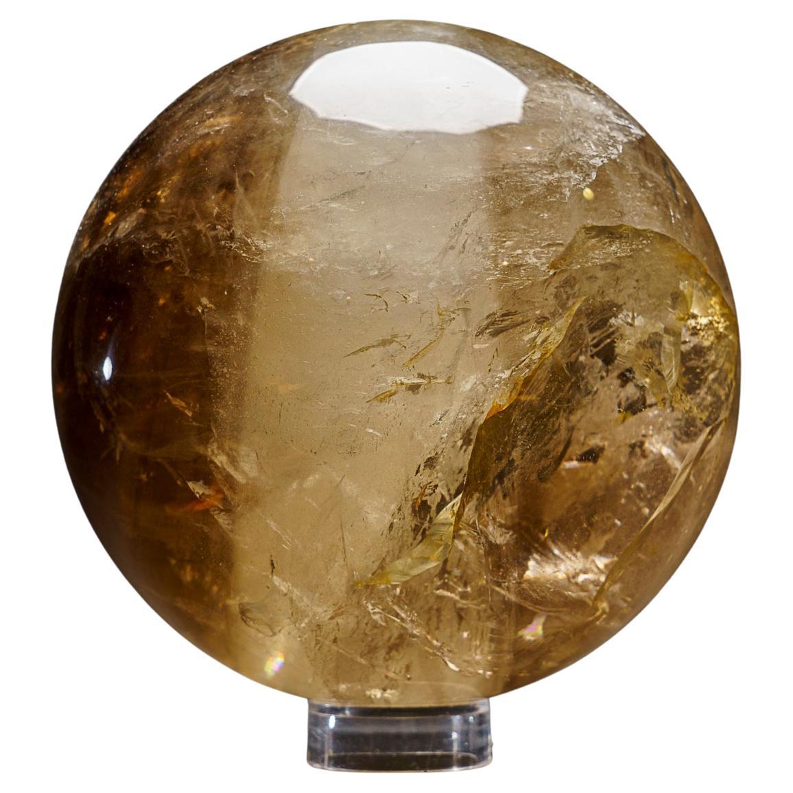 Genuine Polished Smoky Quartz Sphere from Brazil (14 lbs)