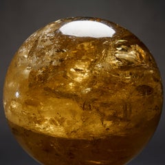 Genuine polierte Rauchquarzkugel aus Brasilien (5", 6,5 lbs)
