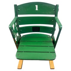 Original-Stadion-Logenplatz Nr. 1 aus dem Polo Grounds mit Figur – Stuhl der NY Giants, Yankees und Mets