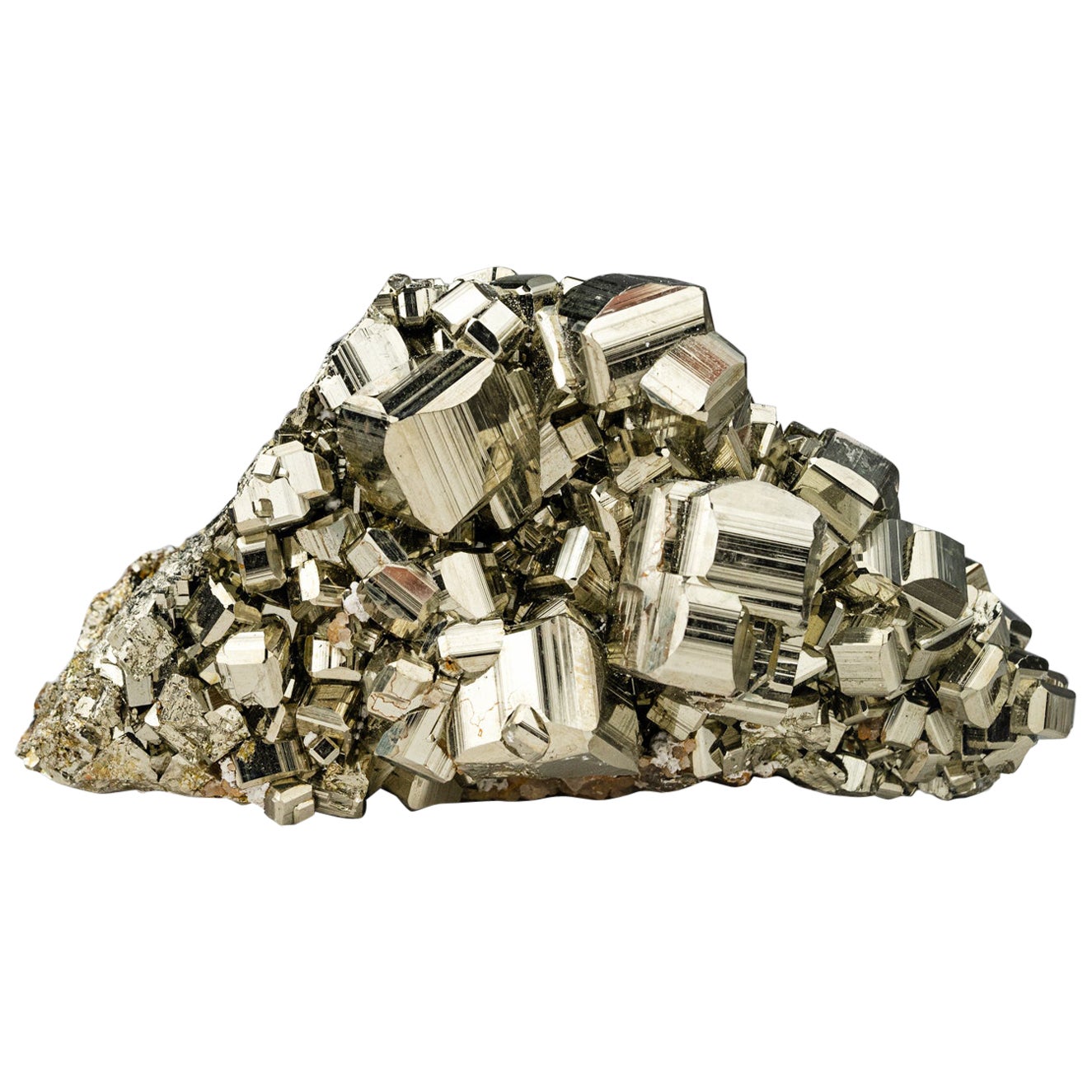 Cluster di pirite autentica dalla provincia di Huanuco, Perù (2.3 lbs)