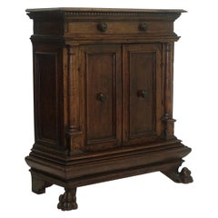 GENUINE Renaissance Walnut Cabinet Buffet, Italian, Early 17TH Century