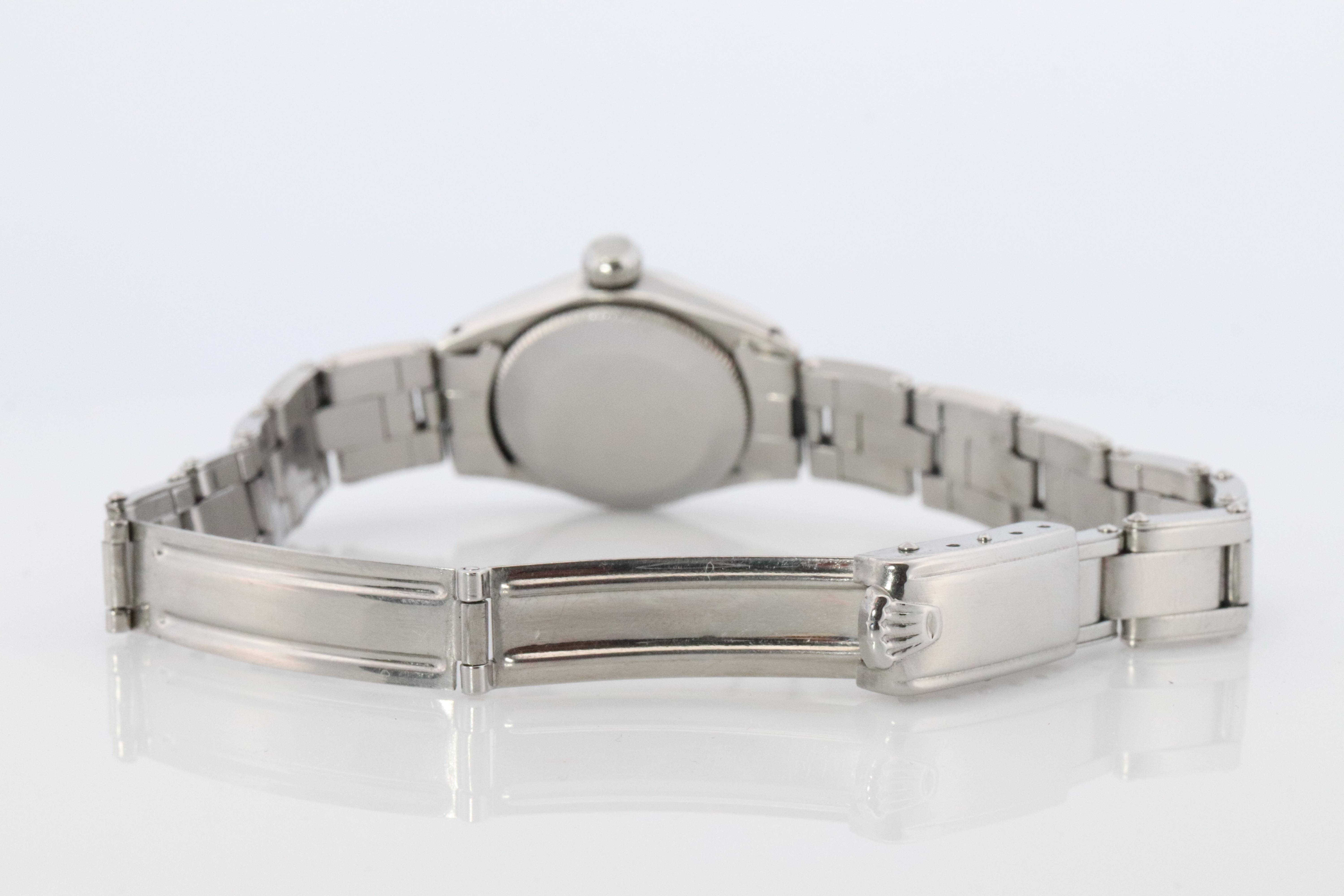 Genuine Rolex 6618 Watch. Ladies ROLEX Oyster Perpetual Automatic Wristwatch. For Sale 2