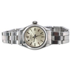 Genuine Rolex 6618 Watch. Ladies ROLEX Oyster Perpetual Automatic Wristwatch.