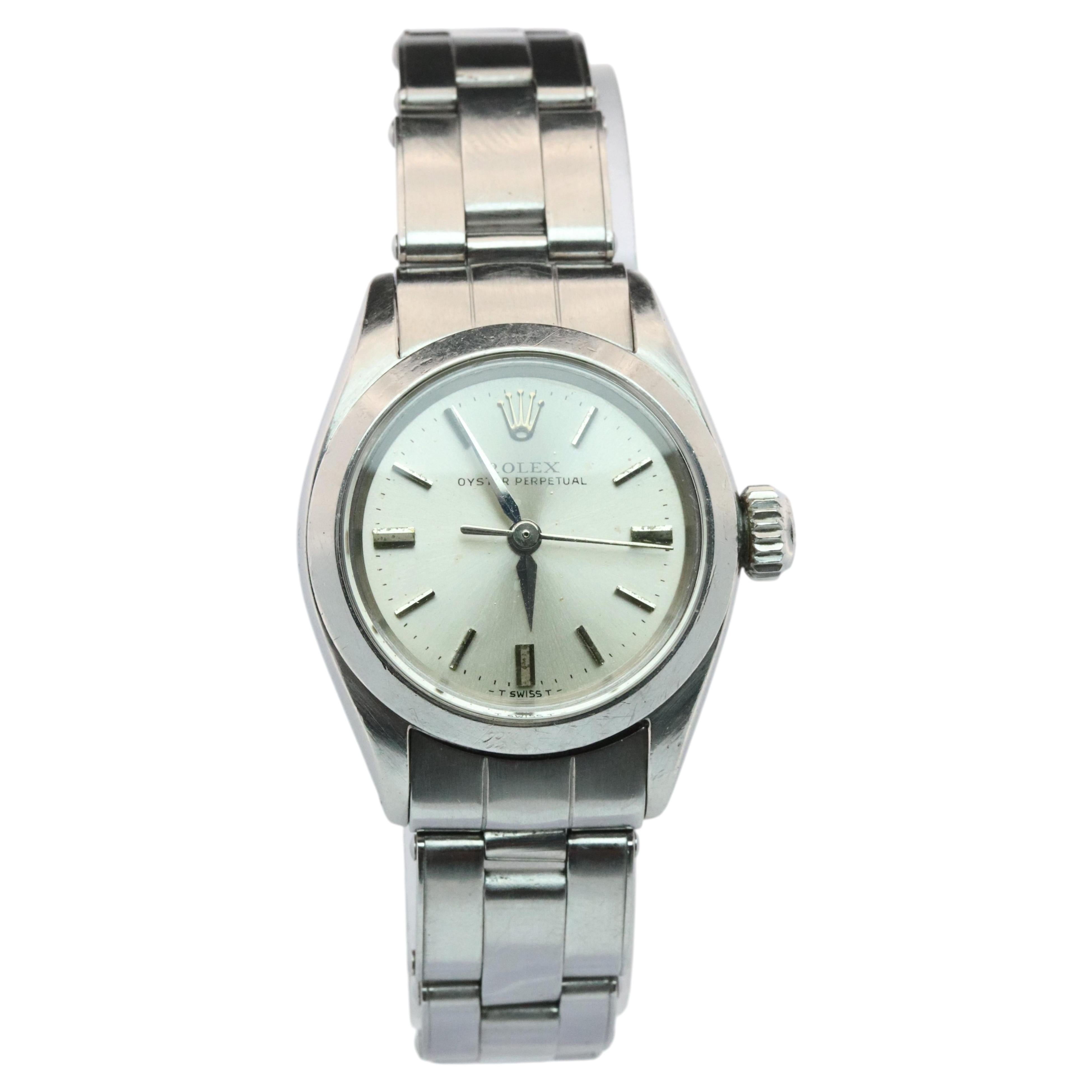 Reloj Rolex 6618 original. Reloj de pulsera automático ROLEX Oyster Perpetual para señora.