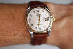 Genuine Rolex 6694 Watch. Mens ROLEX OysterDate Precision. 1964 MOP Dial.