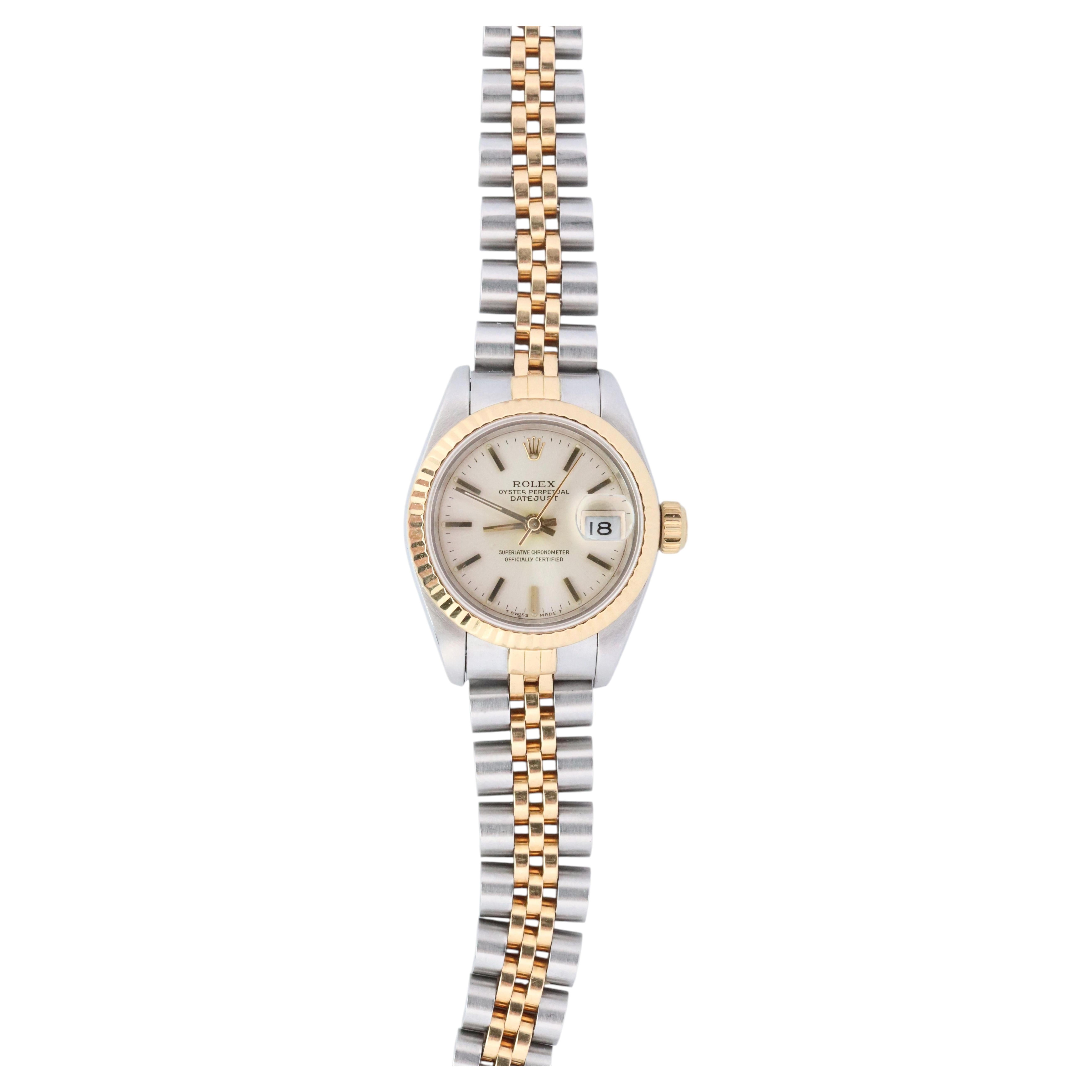 Reloj original Rolex 69173 Oyster Perpetual DateJust. Señoras ROLEX Multitone