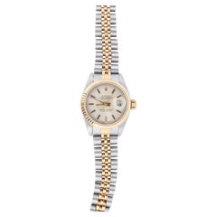 Genuine Rolex 69173 Oyster Perpetual DateJust Watch. Ladies ROLEX Multitone