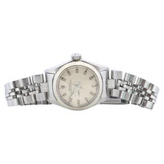 Genuine Rolex-Uhr. 14k Edelstahl Damen ROLEX 6619 Automatik-Armbanduhr.
