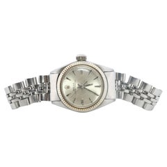 Vintage Genuine Rolex Watch. 14k Stainless Steel Ladies ROLEX 6619 Automatic Wristwatch.