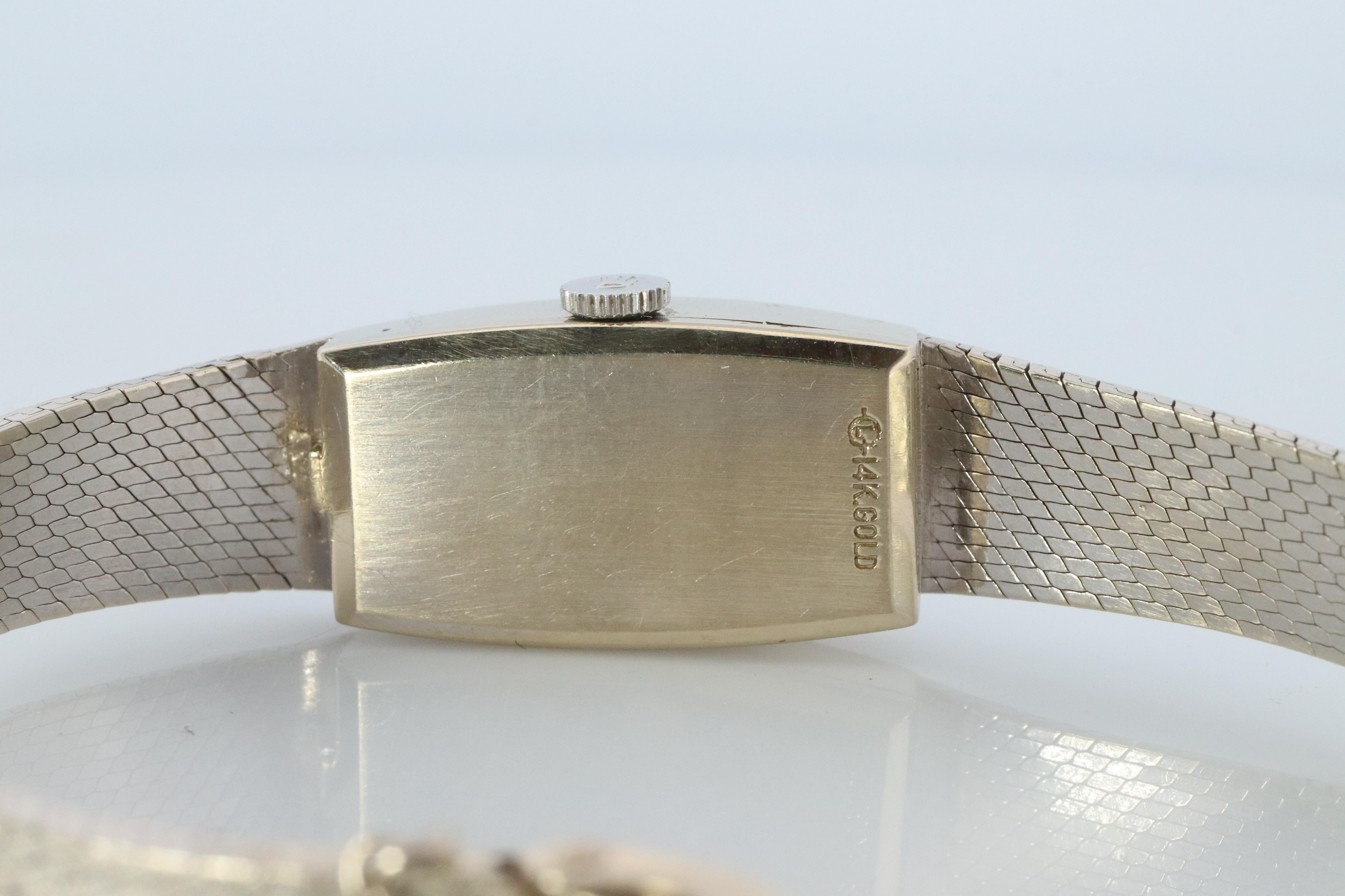 Genuine Rolex Watch. 14k WG Ladies Rolex Mechanical Windup Watch. For Sale 4