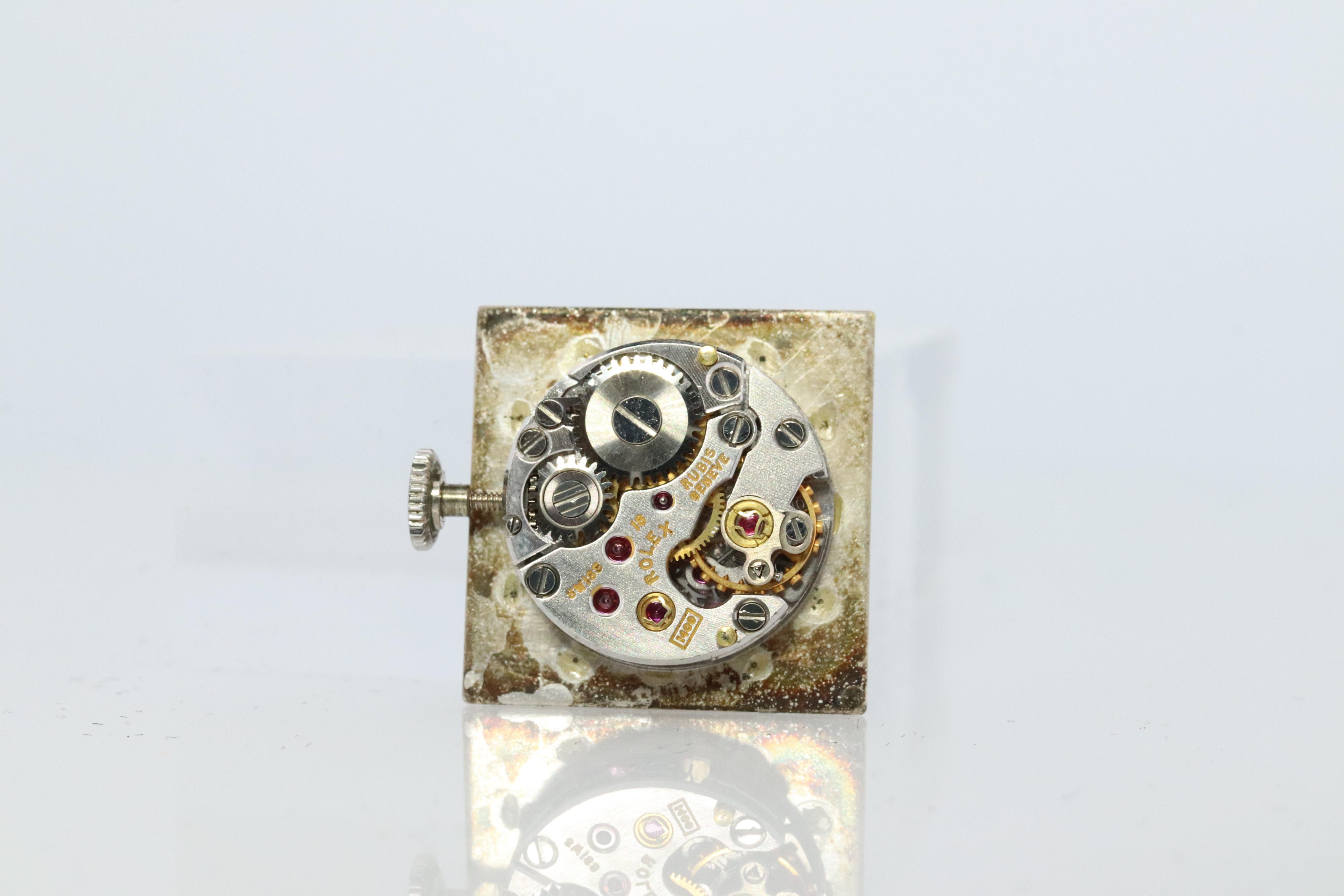 Genuine Rolex Watch. Diamond Bezel 1971 Ladies Manual ROLEX 2611 Precision 2