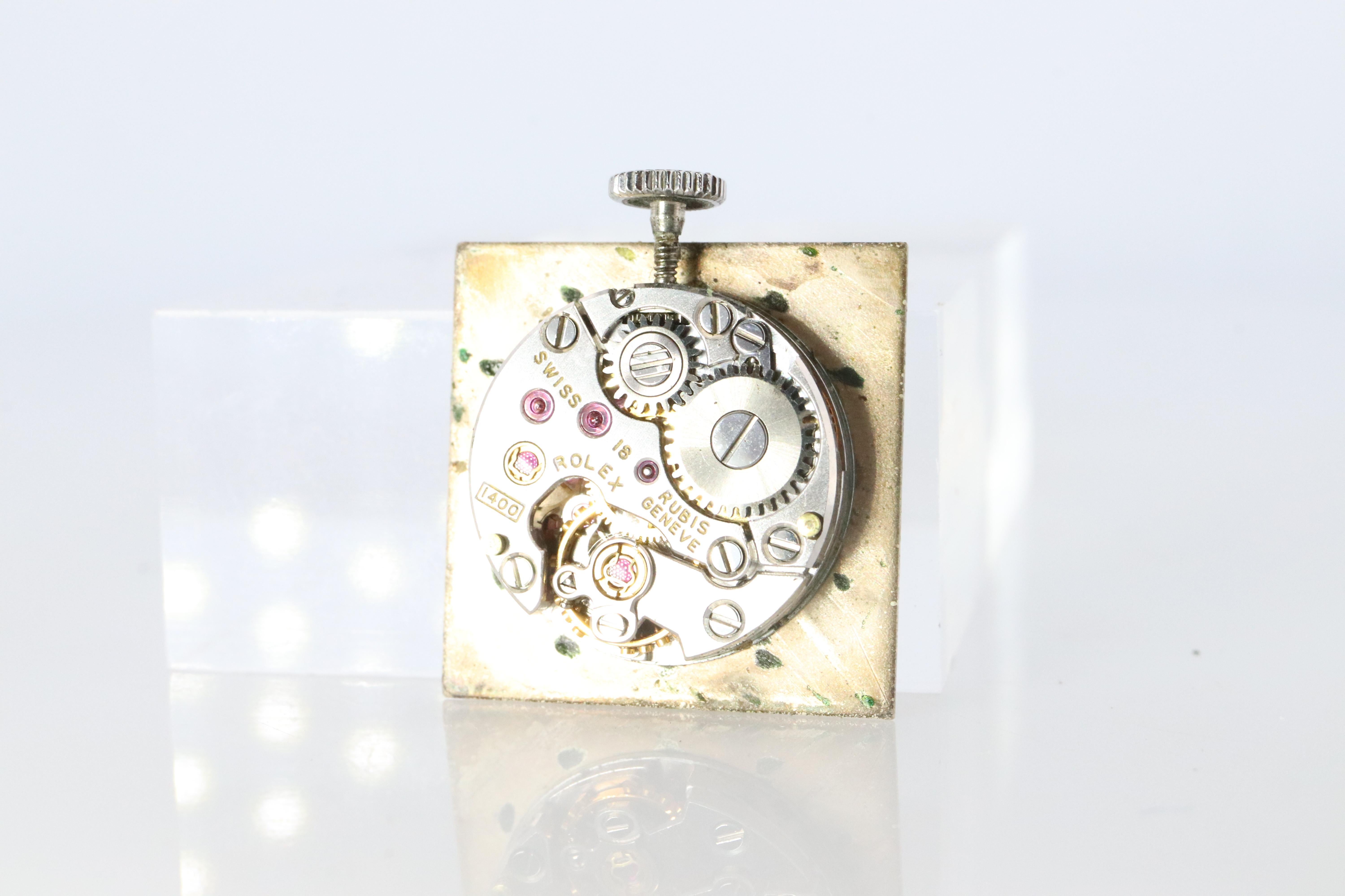 Echte Rolex-Uhr. Diamant-Lünette 1972 Ladies Manual ROLEX 2611 Precision im Angebot 5