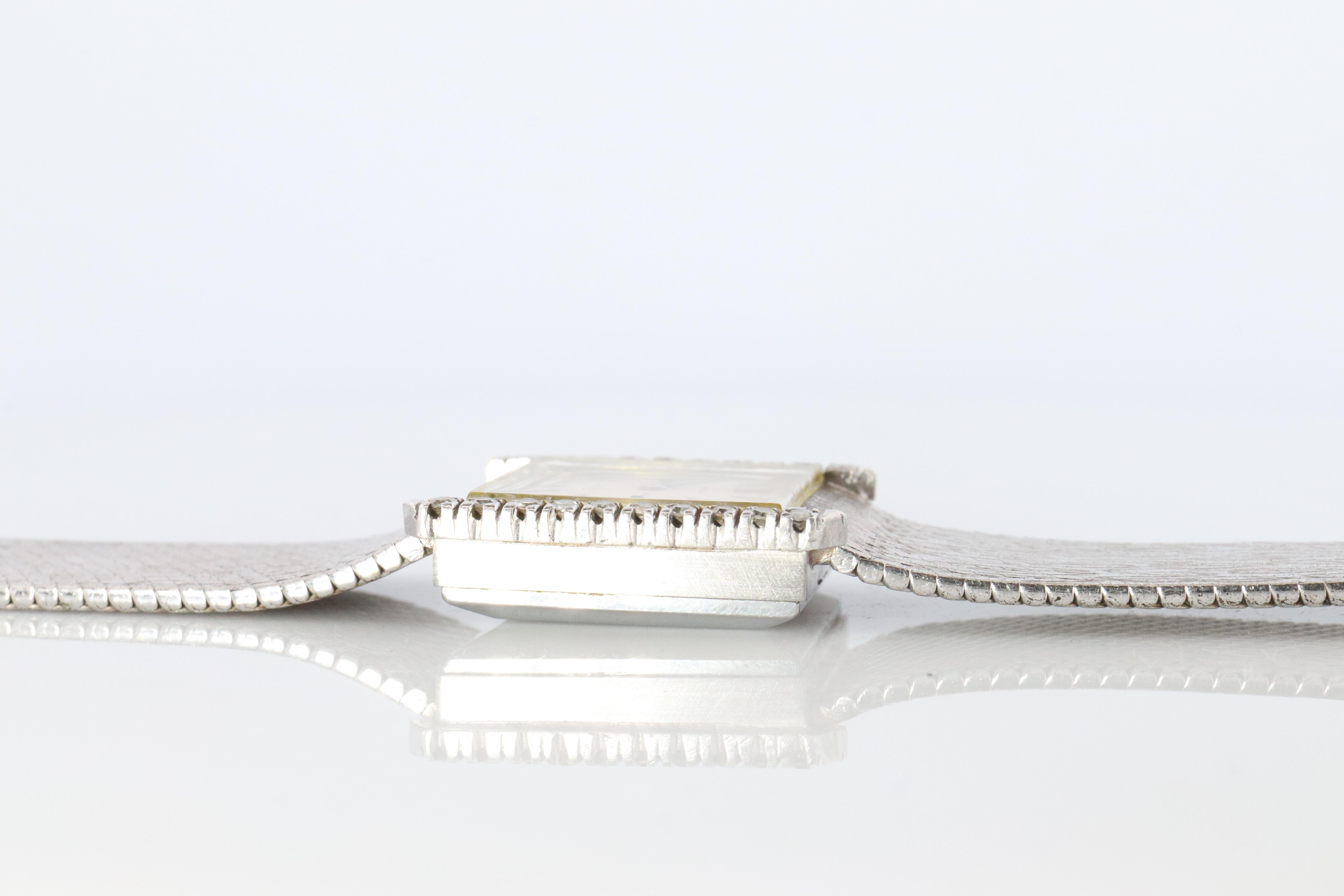 Echte Rolex-Uhr. Diamant-Lünette 1975 Ladies Manual ROLEX 2611 Precision im Angebot 5