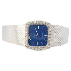 Genuine Rolex Watch. Diamond Bezel Blue Ladies Manual ROLEX 2611 Precision