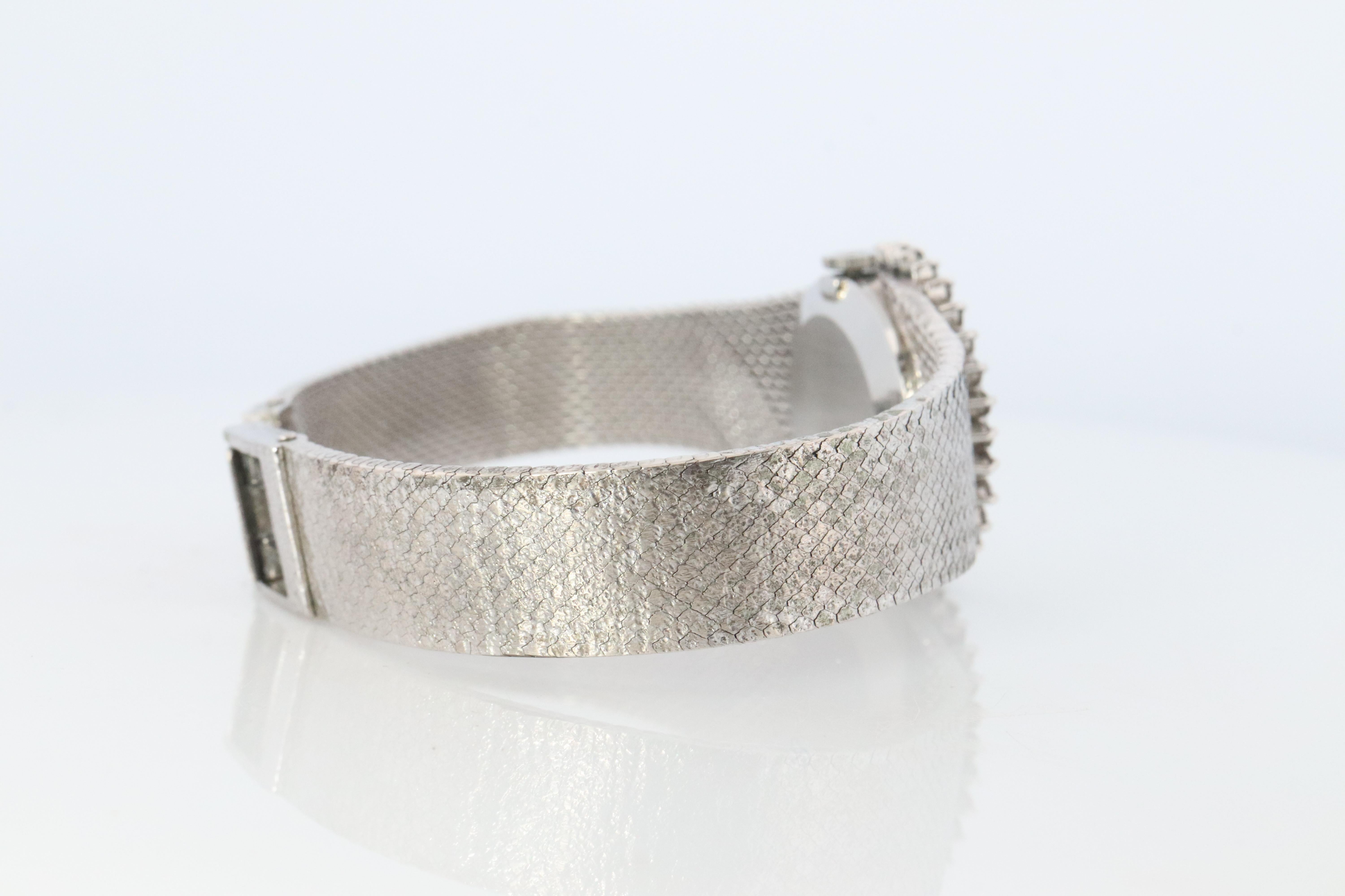 Echte Rolex-Uhr. Diamant-Lünette Damen ROLEX 2649 Präzision. im Angebot 2