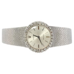 Orologio Rolex originale. Lunetta di diamanti da donna Rolex 2649 Precisione.