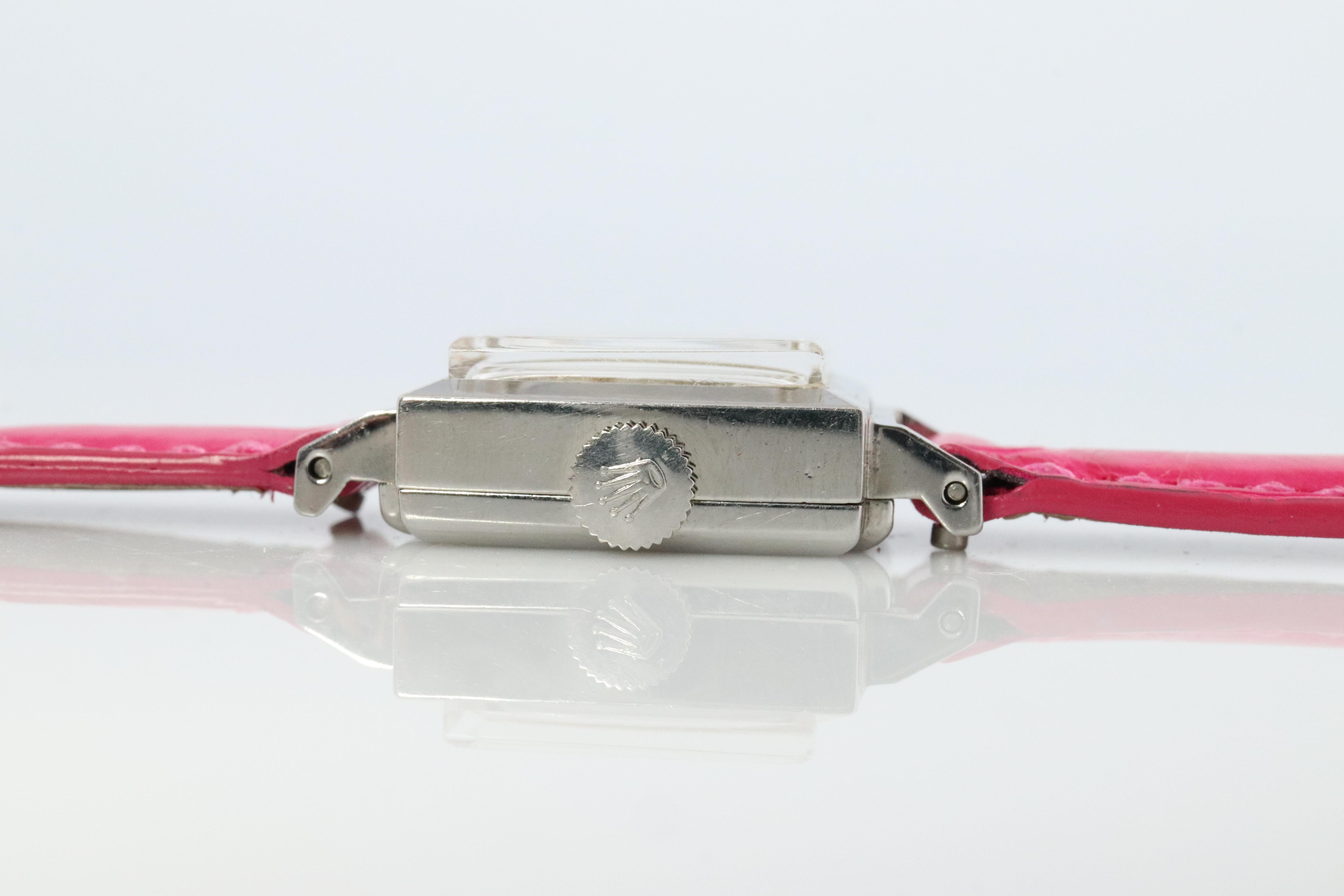 Echte Rolex-Uhr. Damen Rolex 3408 Mechanische Uhr. 4