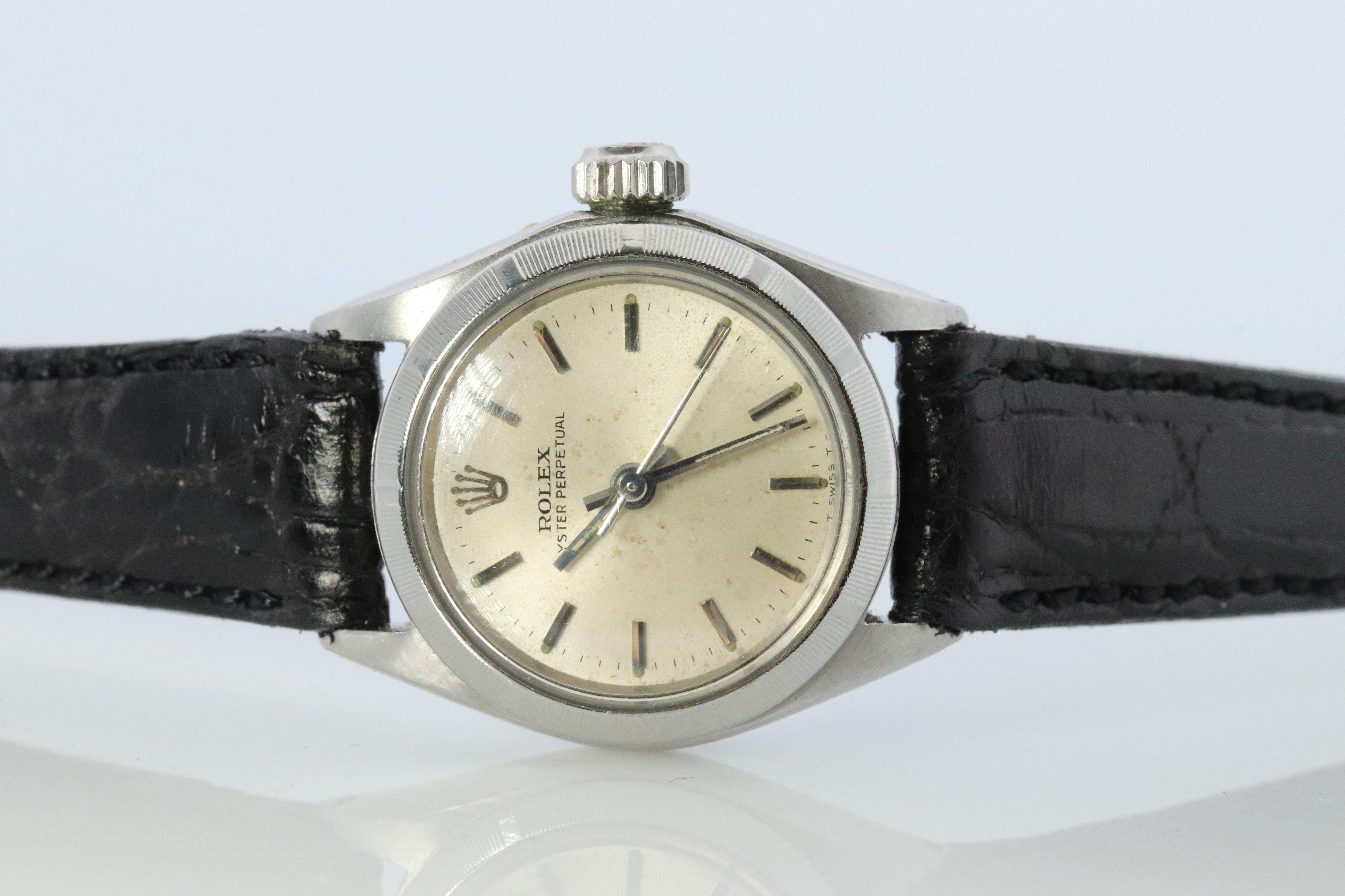 Modern Genuine Rolex Watch. Ladies ROLEX 6623 Automatic Wristwatch.