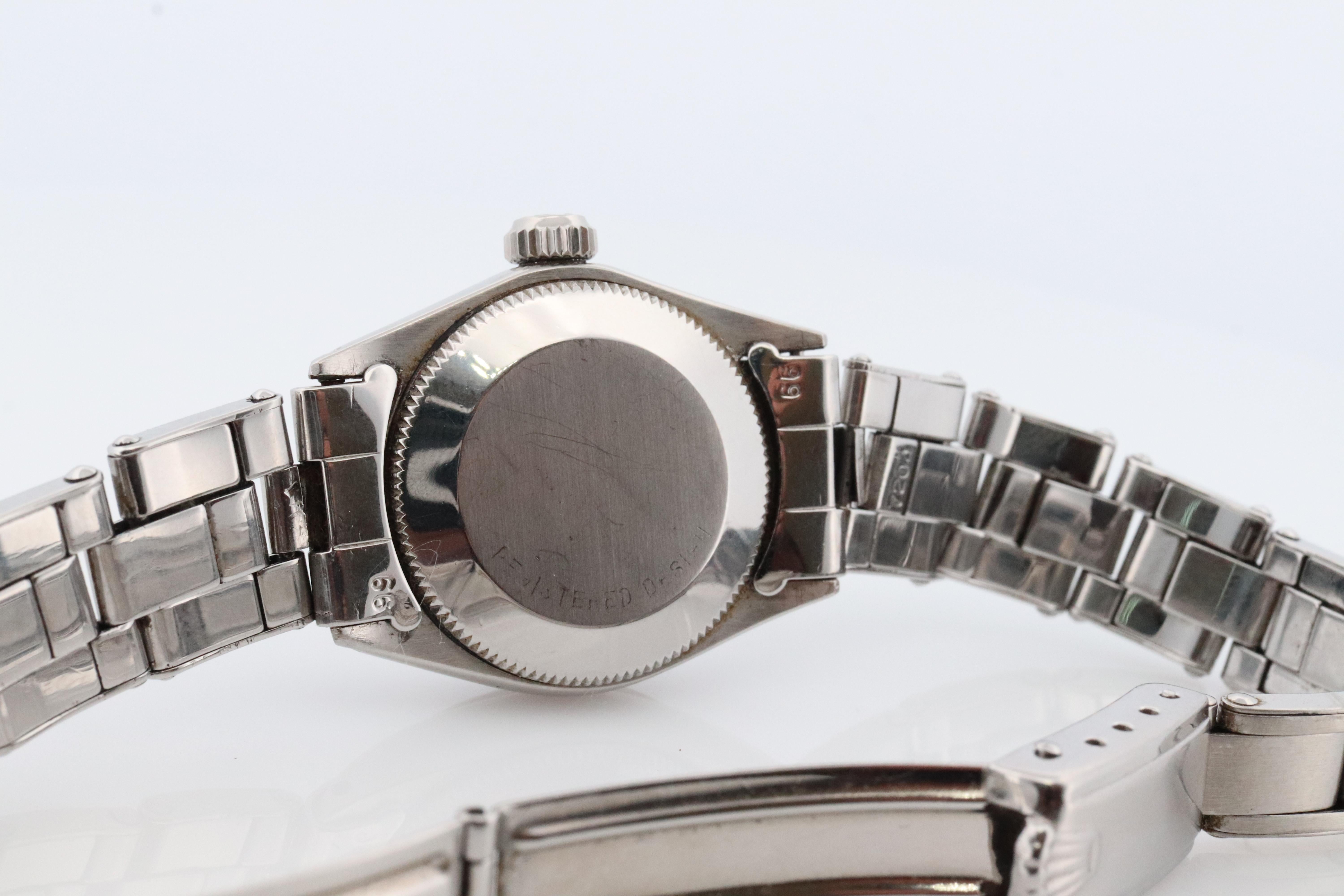 Echte Rolex-Uhr. Damen ROLEX 6623 Automatik-Armbanduhr. 1
