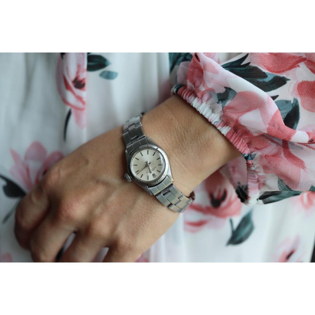 Echte Rolex-Uhr. Damen Rolex 6623 Automatik-Armbanduhr für Damen 6