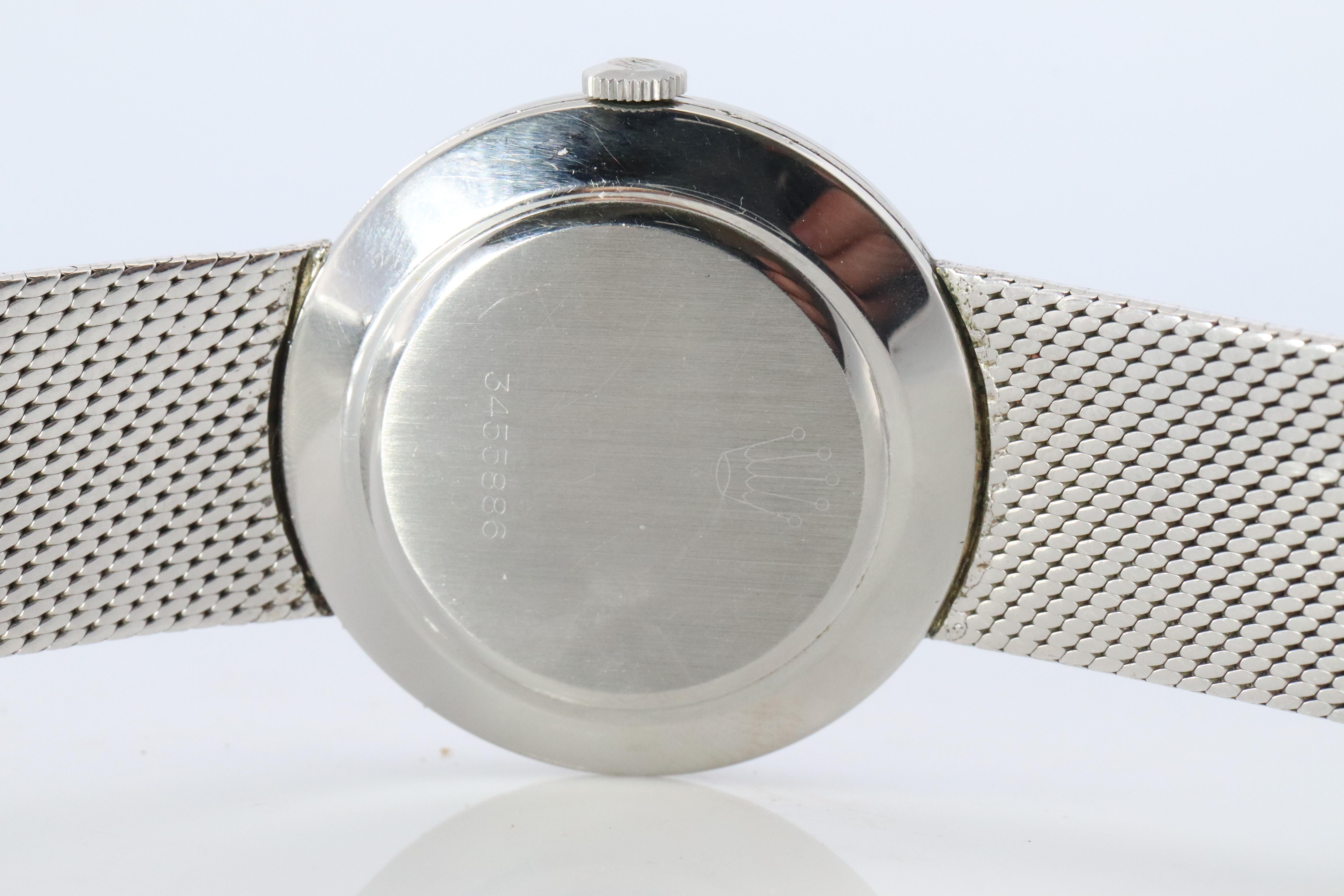 Echte Rolex-Uhr. Herren ROLEX 3411 Präzision 34mm Edelstahl im Angebot 5