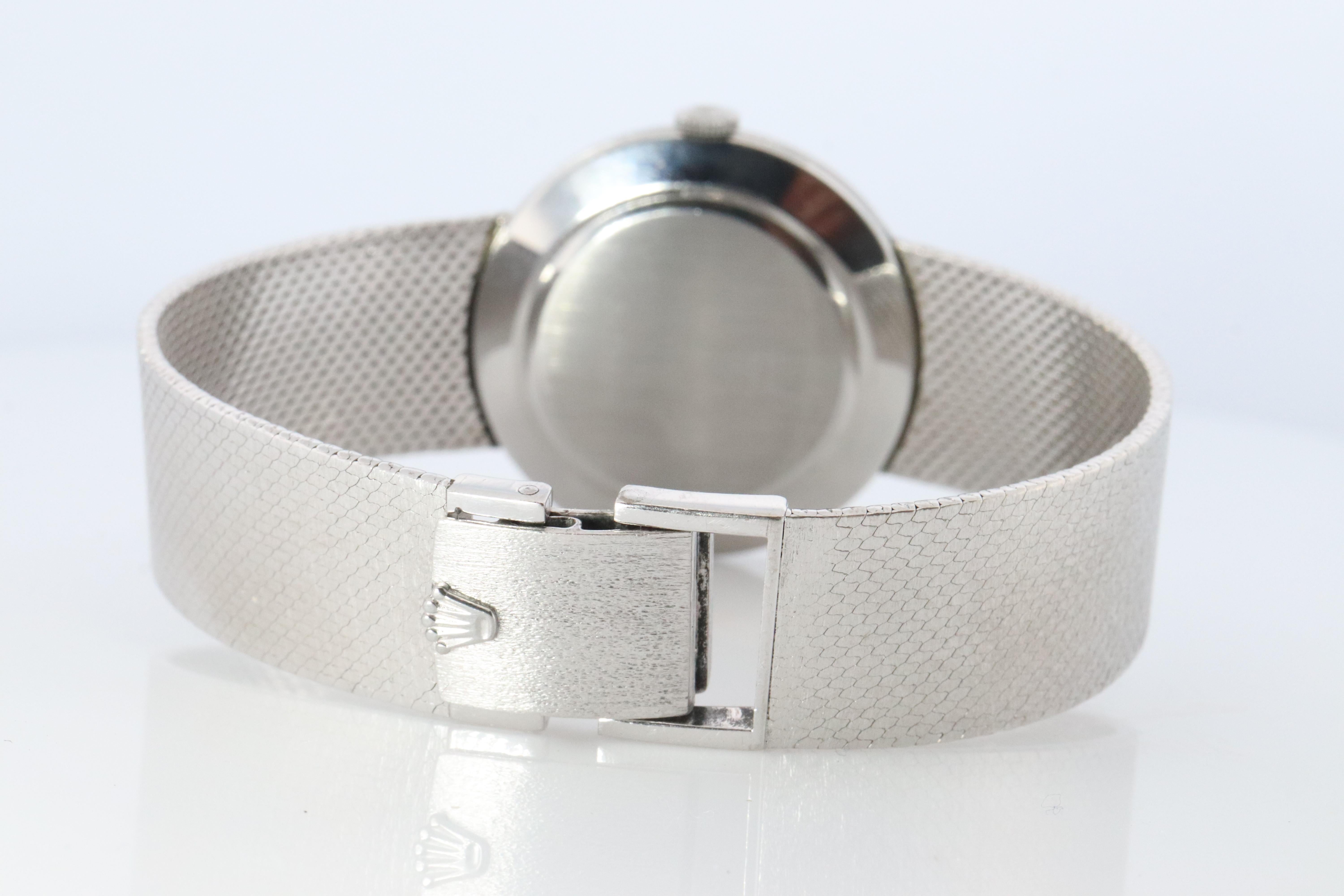 Echte Rolex-Uhr. Herren ROLEX 3411 Präzision 34mm Edelstahl im Angebot 6