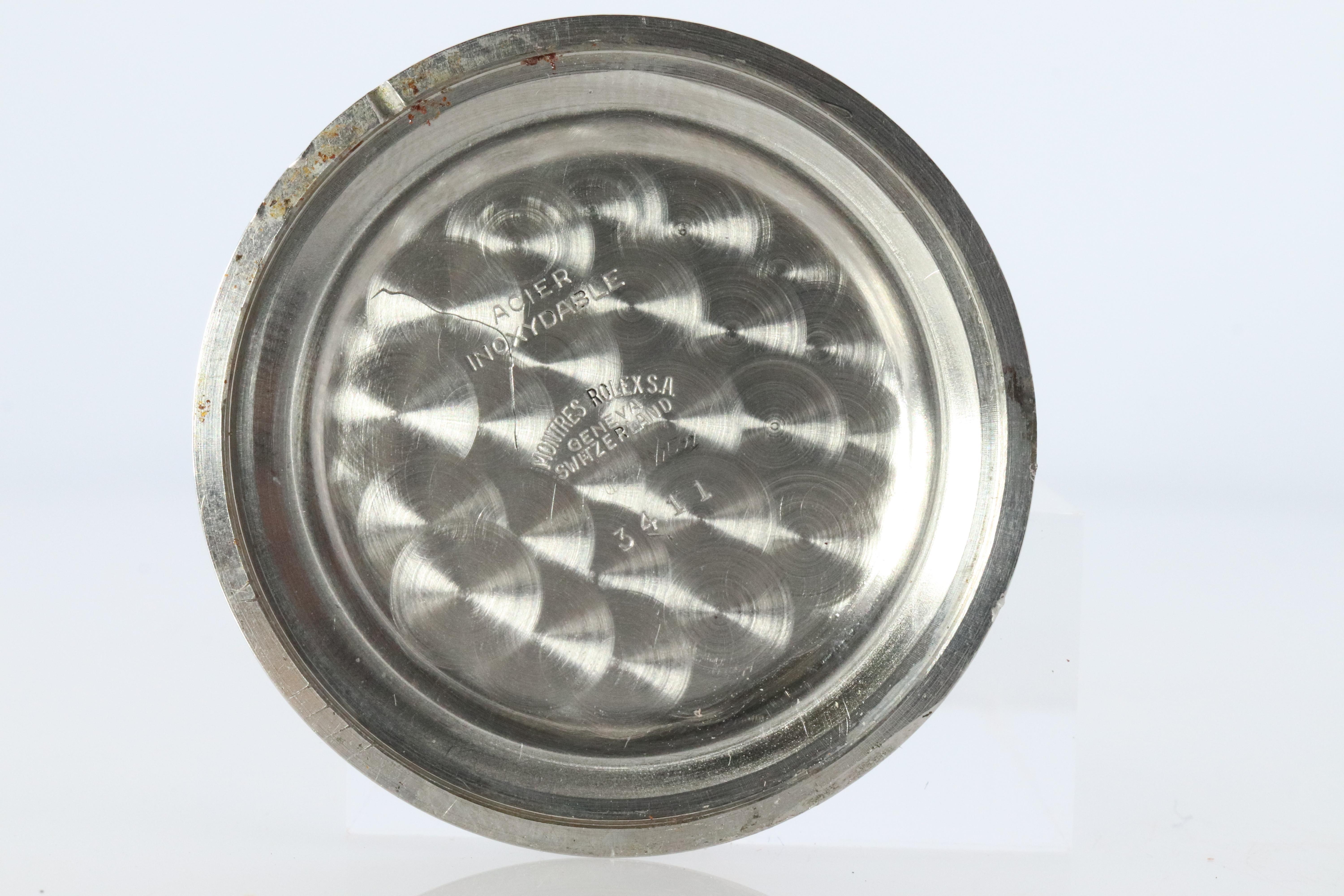 Echte Rolex-Uhr. Herren ROLEX 3411 Präzision 34mm Edelstahl im Angebot 8