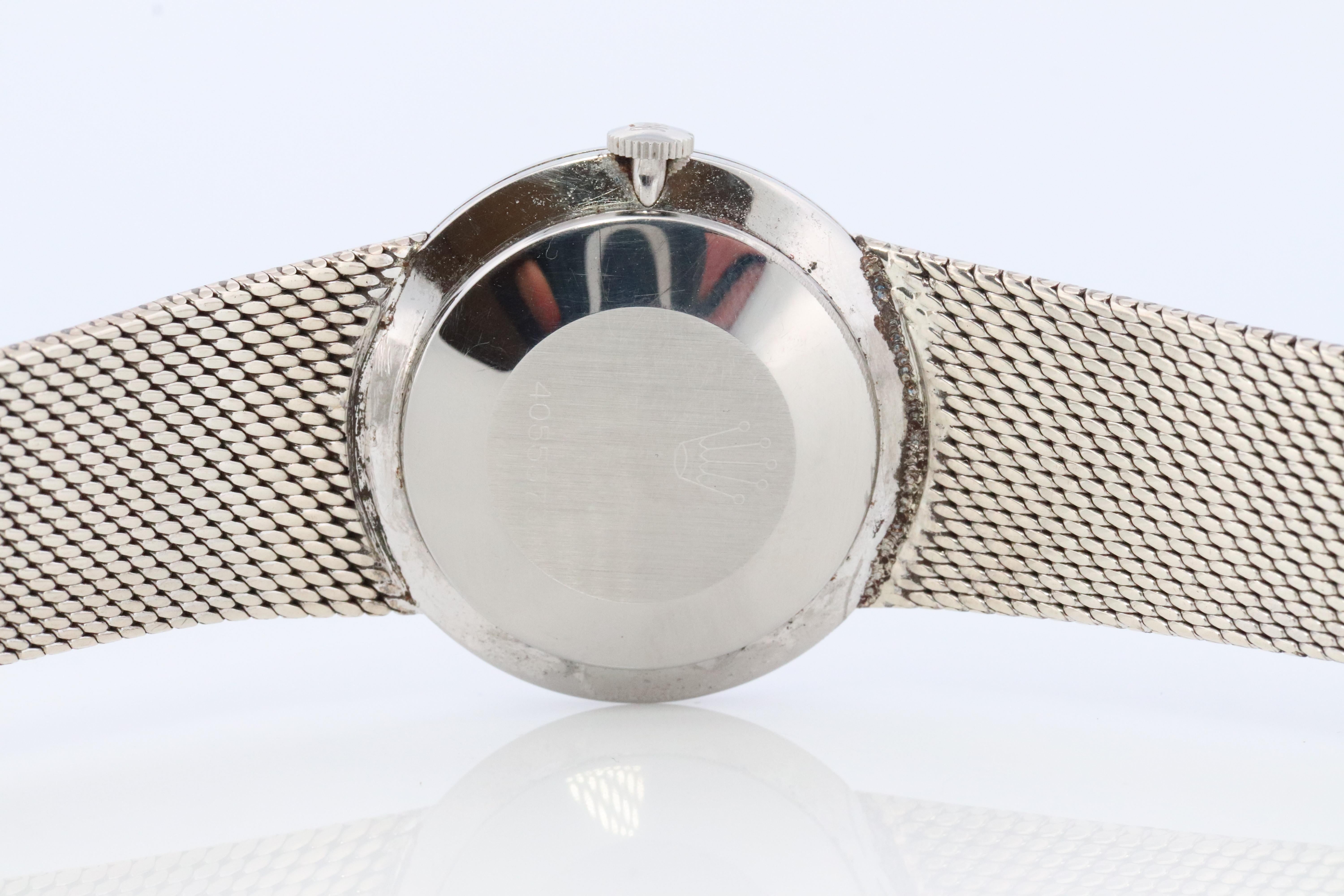 Montre Rolex véritable. ROLEX 34,110 Precision 33 mm 1225 acier inoxydable pour hommes Bon état à Port Charlotte, FL
