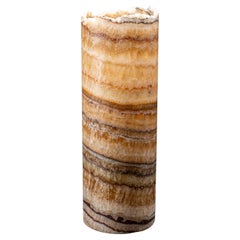 Genuine Round Banded Onyx Lamp (17", 10 lbs)