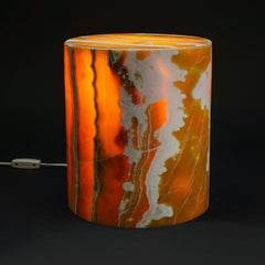 Genuine Round Onyx Lamp from Mexico (26 Lbs)