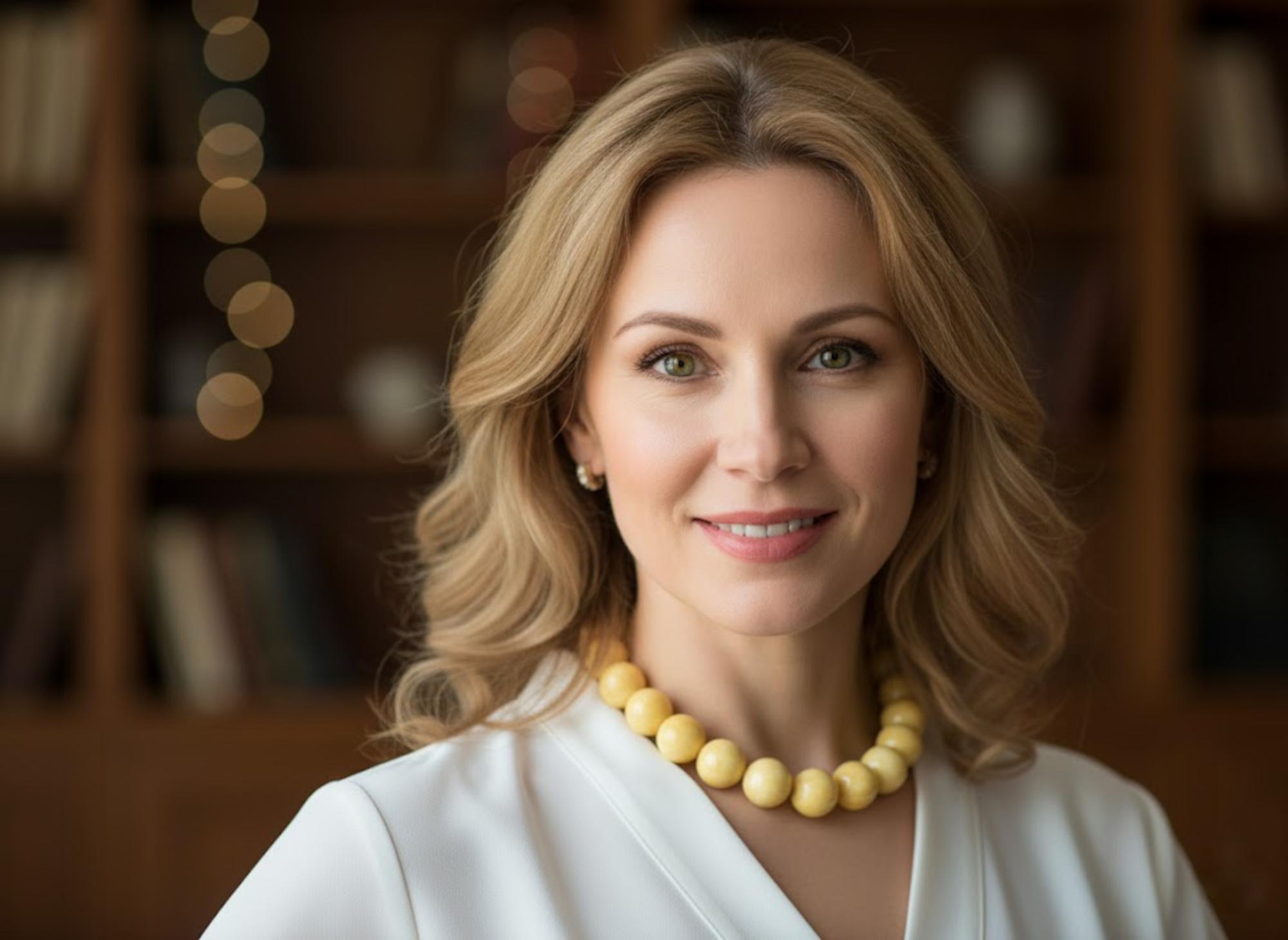 Collier d'ambre baltique véritable jaune d'œuf royal, 20 perles rondes, 18″, 101.5 Grammes en vente 7