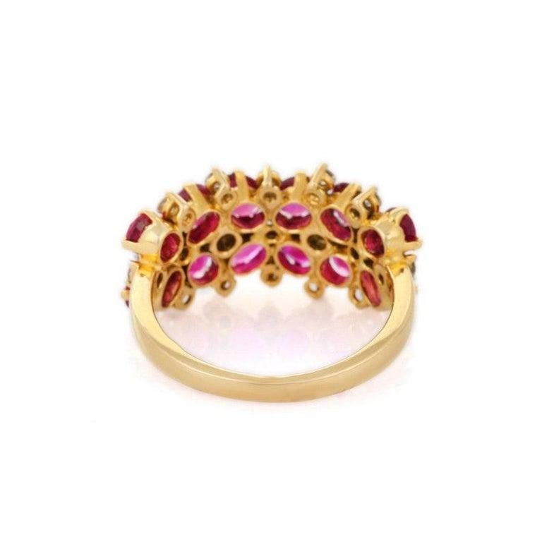 in vendita:  Anello di fidanzamento con diamante rubino autentico per donna in oro giallo massiccio 18 carati 6
