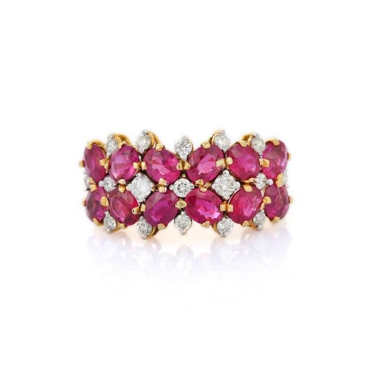 in vendita:  Anello di fidanzamento con diamante rubino autentico per donna in oro giallo massiccio 18 carati 7