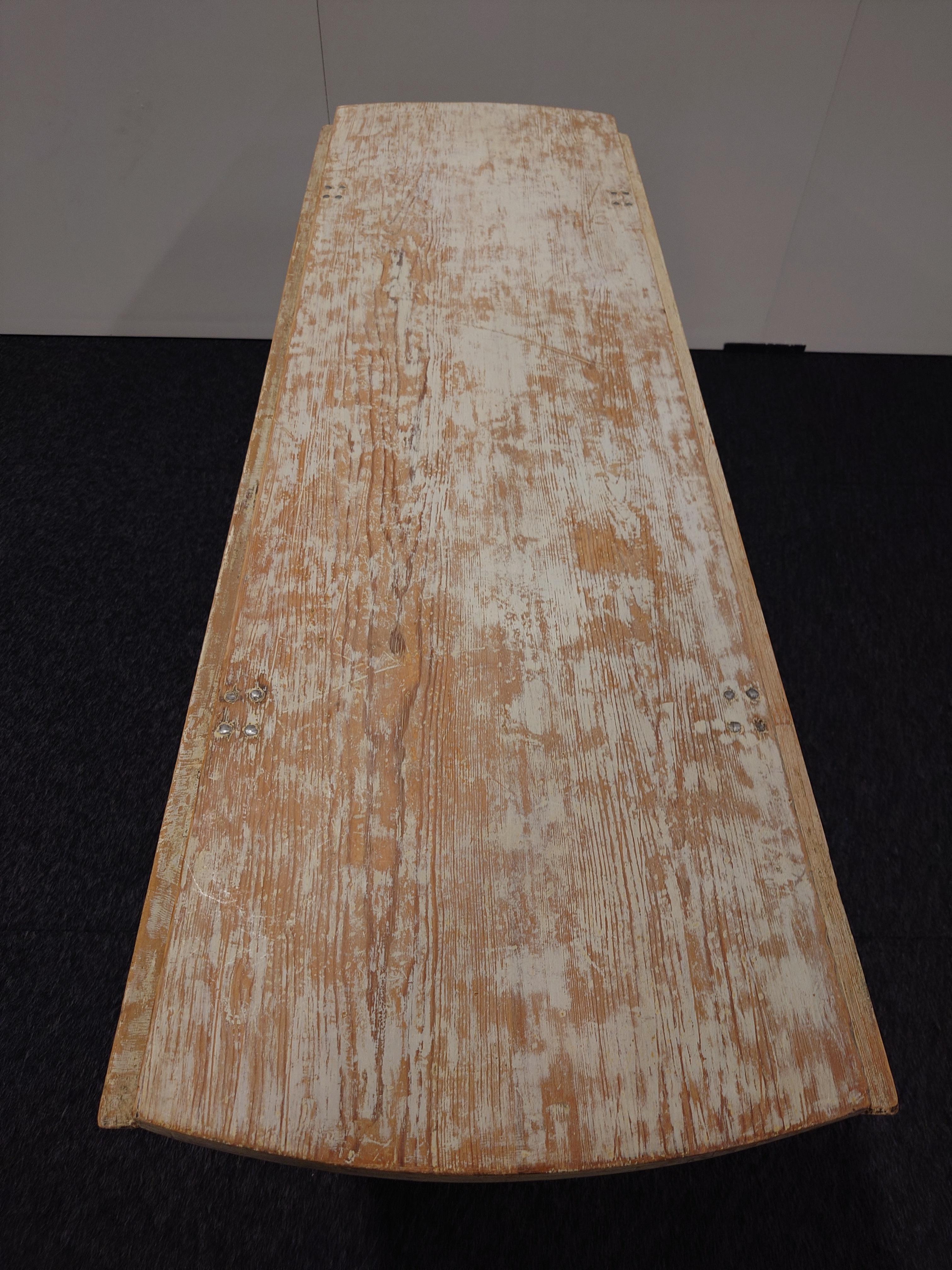 Véritable table à abattant rustique antique de style gustavien  Couleur d'origine du pays. en vente 7
