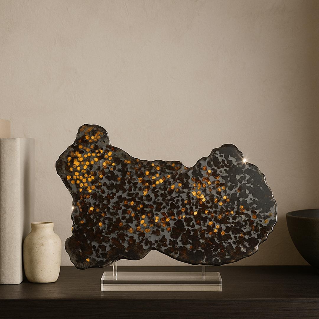 Genuine Sericho Pallasite Meteorite For Sale 2