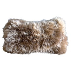 Genuine Sheepskin Lumbar Pillow 12x20