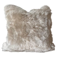 Genuine Sheepskin Pillow 20 x20 in Birchwood