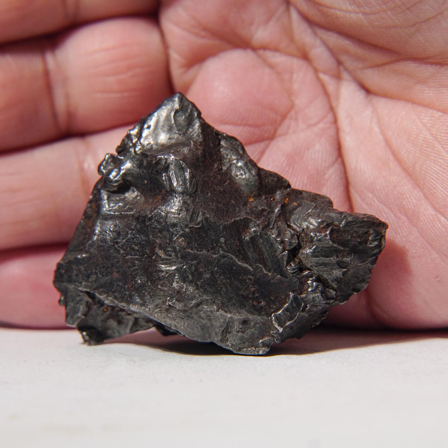 An iron meteorite fell on the Sikhote-Alin Mountains, in southeastern Russia, in 1947. Though large iron meteorite falls had been witnessed previously and fragments recovered, never before in recorded history had a fall of this magnitude been