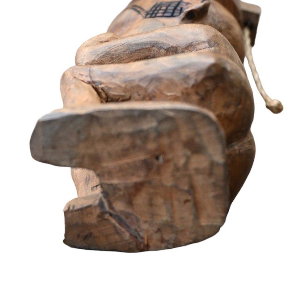 Tribal Genuine Snuffbox/container from the Luluwa / Lulua / Bena Lulua tribe Dr Congo For Sale