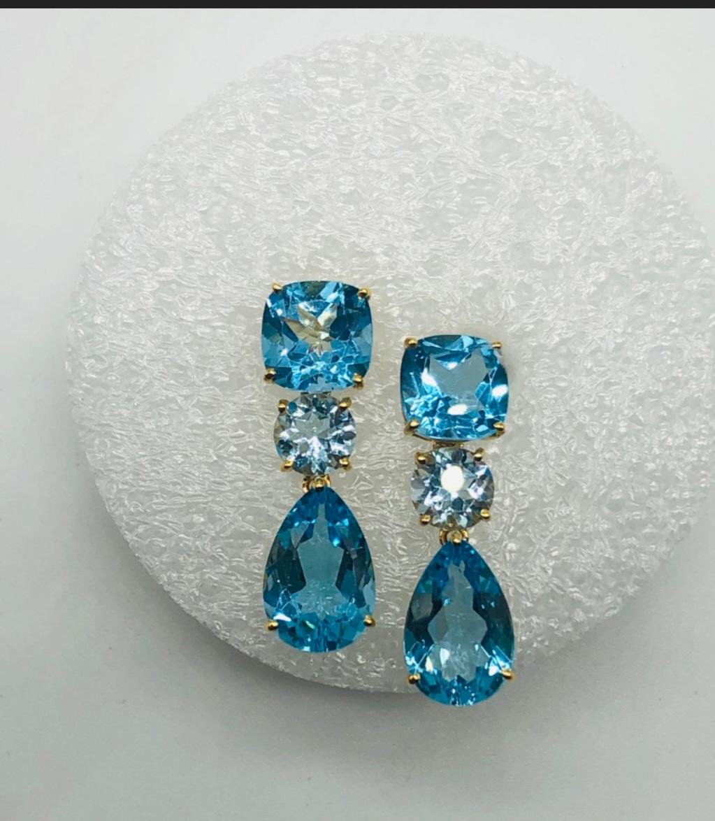 sky blue earrings for wedding