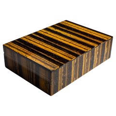 Genuine Tiger's Eye Jewelry Box from Africa (2.15 lbs) 
