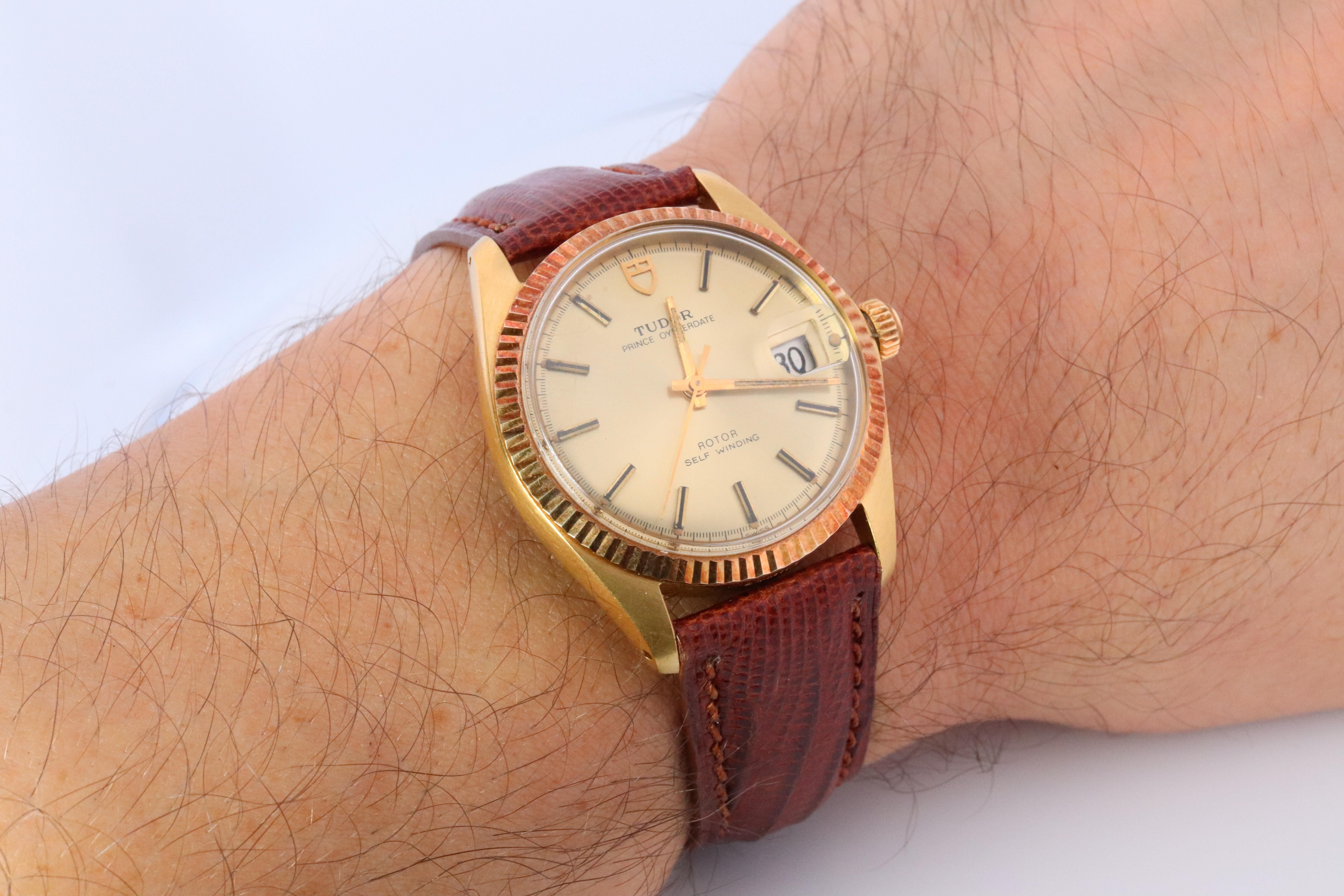 Men's Genuine TUDOR Watch. Mens Tudor Prince Oyster Date 9071. SERVICED! For Sale