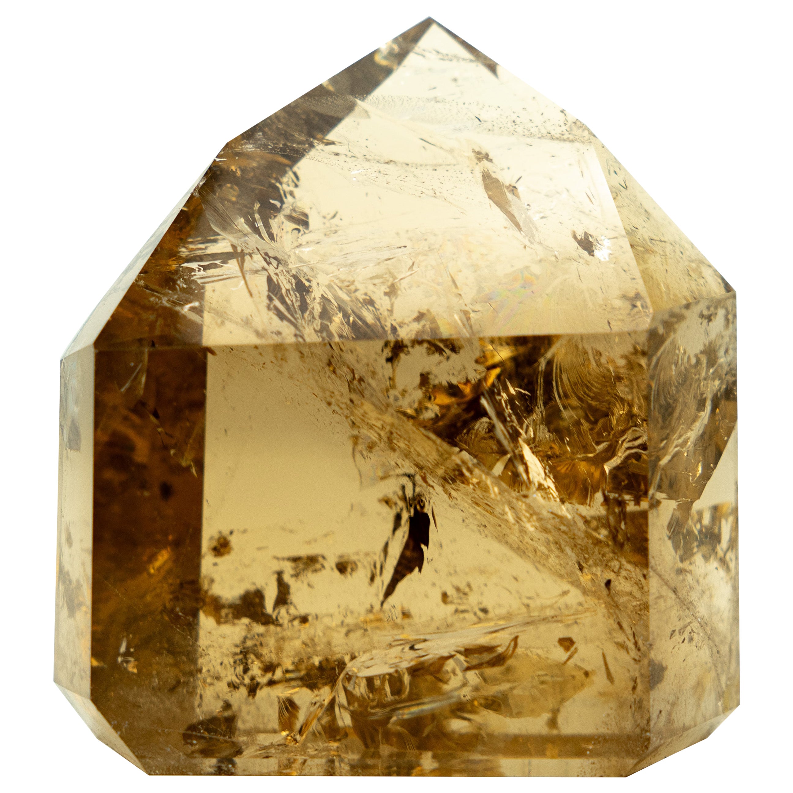 Genuine Unheated Natural Citrine Obelisk