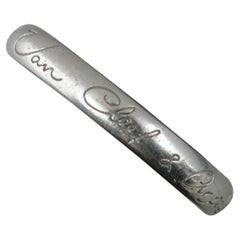 Platinband aus echtem Van Cleef and Arpels