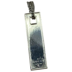 Genuine Vintage Gucci Tag Sterling Silver Dogtag Pendant Necklace at  1stDibs | gucci silver dog tag necklace, gucci dog tag necklace, gucci  necklace dog tag