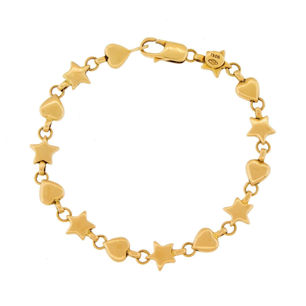 750 gold bracelet, tiffany 750