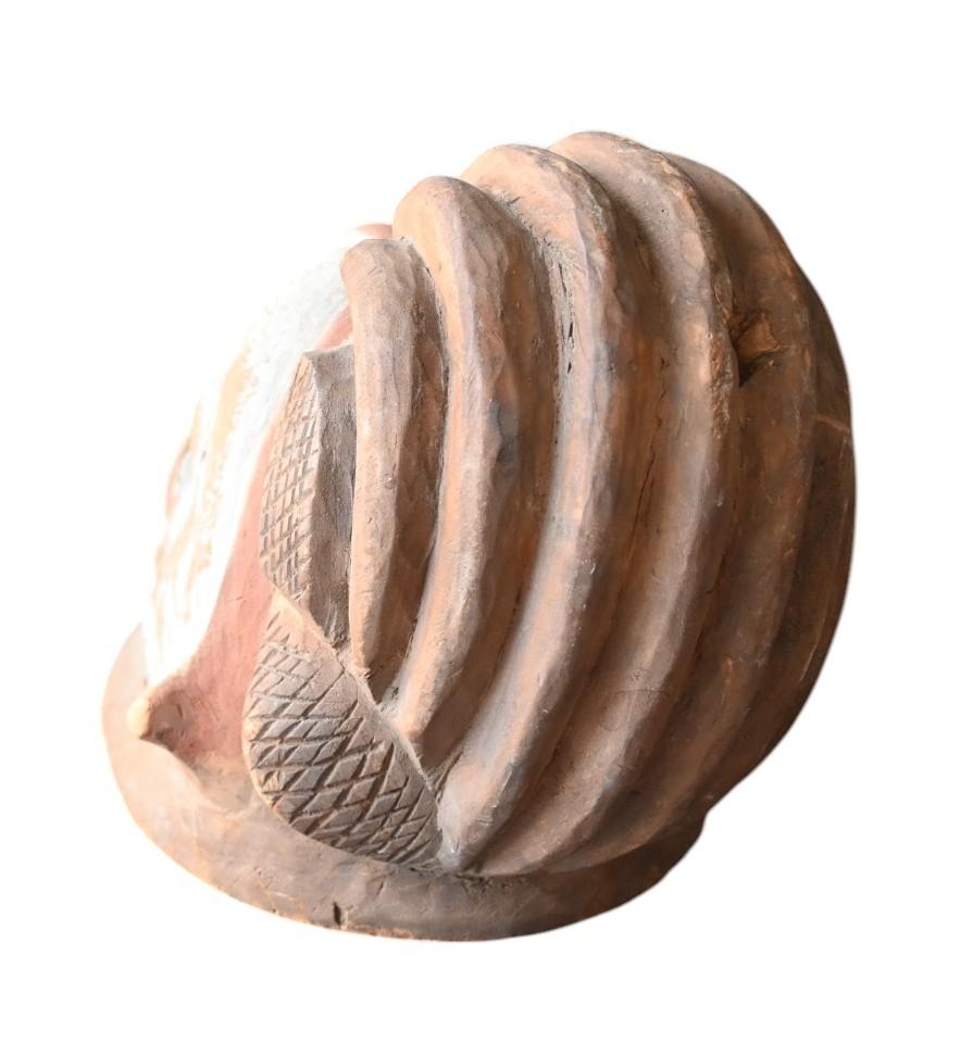 Hand-Carved Genuine wooden mask from the Punu tribe, Gabon , first half 20th century For Sale