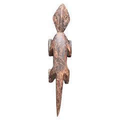 Autentica statua zoomorfa della tribù Lega, RD Congo, 1920 ca.