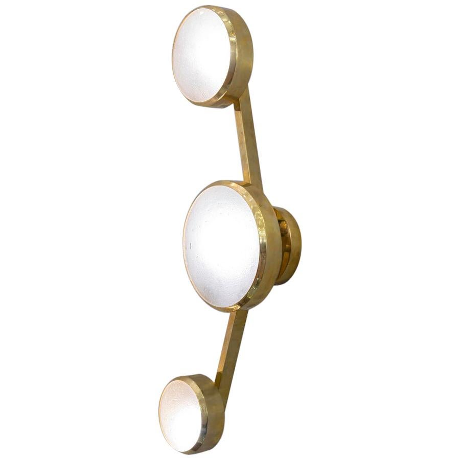 Yellow (POLISHED BRASS) Geo Articulating Wall Light by form A